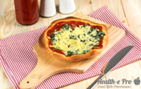 Greek pita pizza