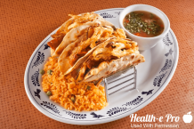 Rib soft taco on plate with sauce