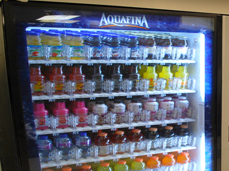 Aquafina vending machine